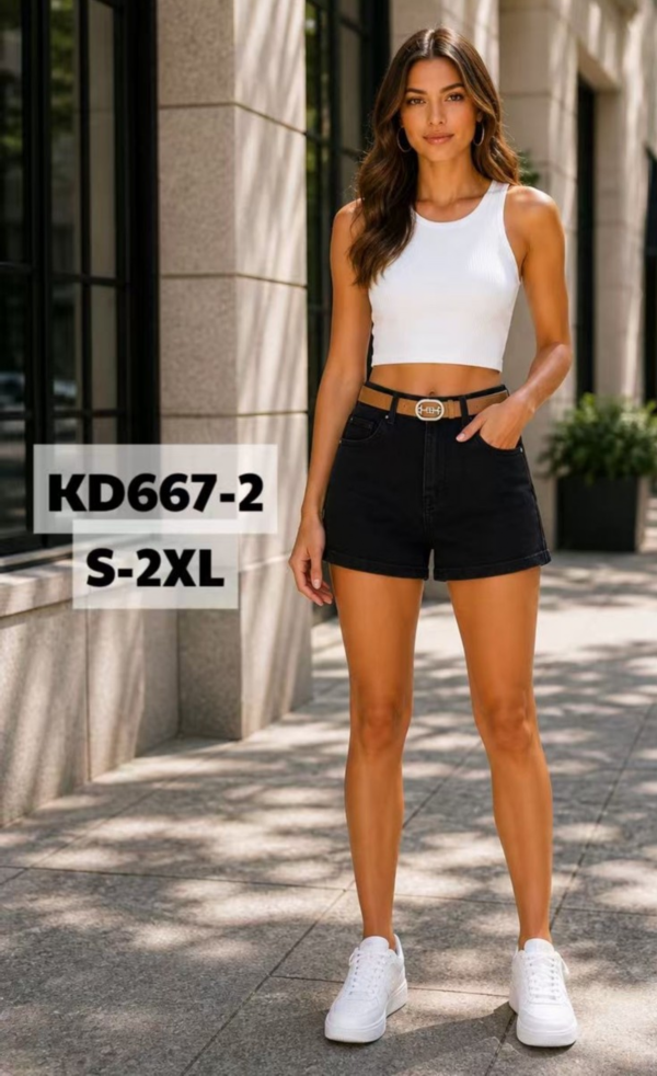 Szorty damskie jeans Roz S-2XL, 1 Kolor Paczka 10 szt